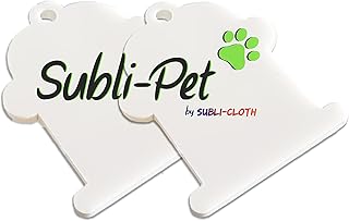Subli-Pet Customizable Sublimation Pet Plate by Subli-cloth - Dog Hydrant Pack x 10units