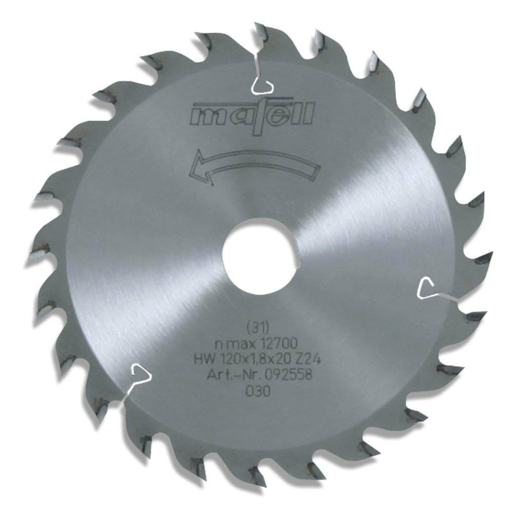 Mafell - Hoja de sierra circular (120 x 1,2 x 20 mm, 24 dientes)