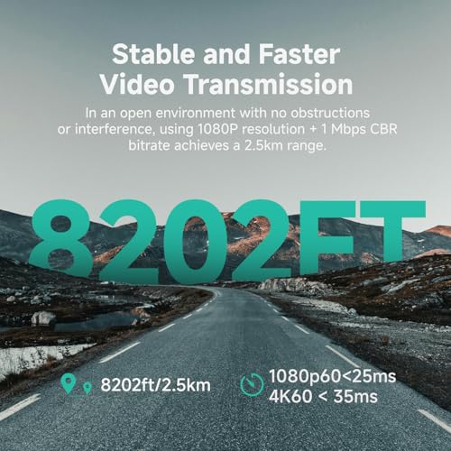 Image of Accsoon CineView Master 4K Wireless Video Transmission HDMI SDI Transmitter Receiver 4K60 Tri-Band 25ms Latency 8202ft,1 Wired iOS+4 App Monitoring Livestreaming, Pair CineView M7 Pro /M7H Pro /SE 4K