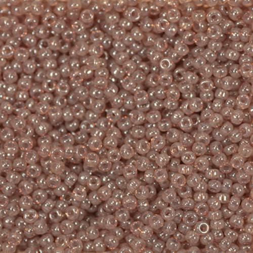 Miyuki Seed Bead 8/0 Peach Blush Opaque 22Gram Vial of Japanese Glass Beads
