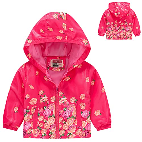 Betadog Kids Baby Boy Dinosaur Hooded Zip Jackets Windbreaker Casual Outerwear Girls' Print Water- Jacket3