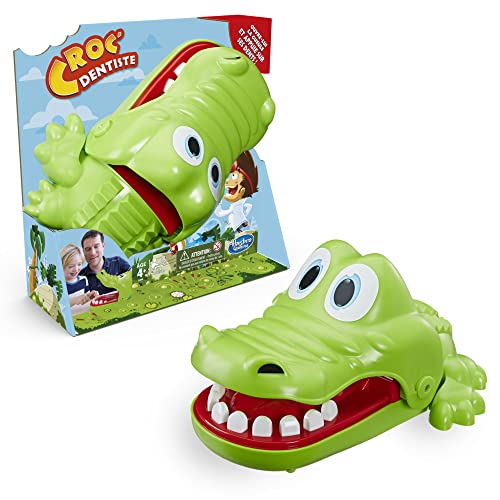 Hasbro Croc' Dentiste – Brettspiel für Kinder – lustiges Spiel – französische Version – Ansicht 3