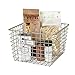 Spectrum Diversified 47977 Storage Basket, Medium, Satin Nickel