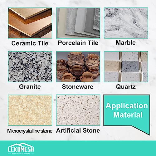 LEKOMESH Set di Punte Diamantate - 4pcs