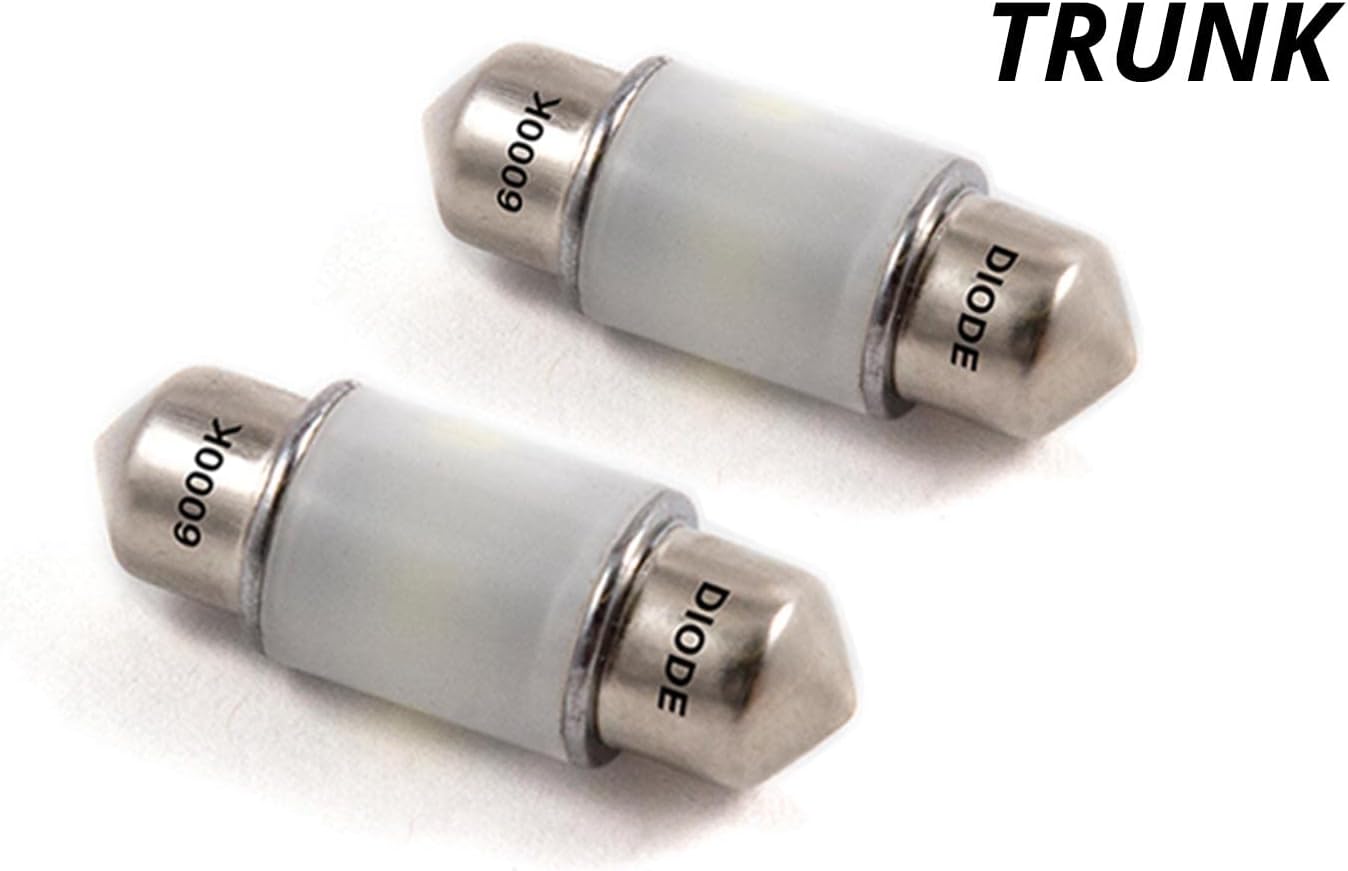 Diode Dynamics Trunk Light LED compatible with Toyota 4Runner 1996-2024 (pair), 31mm Festoon HP6 Cool White (6000K)