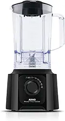 Liquidificador Arno Powermax 700W LN50, Preto com 4 Lâminas Powelix, 3,1L de Capacidade Total e Alta Performance, 110V