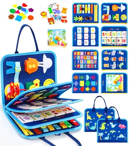 Juguetes para Niños de 2 a 3 Años: Las Mejores Novedades para Fomentar el Desarrollo Gontence Busy Board Toddler | Tablero Sensorial Montessori Juguete para Niños 2 3 4 5 Años - Juguetes Montessori Juguetes Educativos Regalo Chica Chico