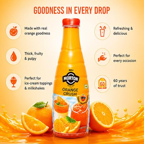 Image of Birla Morton Orange Crush 750 ML
