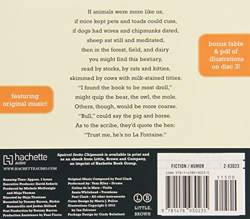 Squirrel Seeks Chipmunk: A Modest Bestiary 1478930233 Book Cover