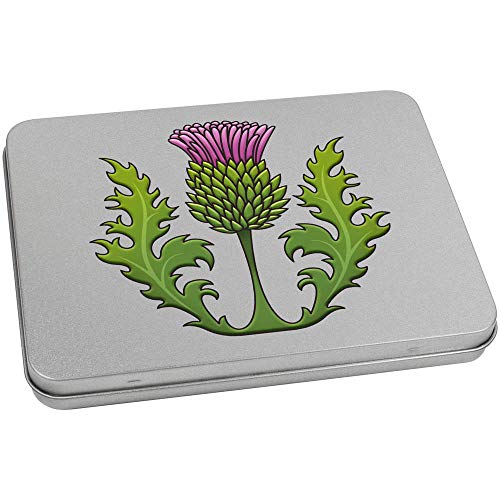 Azeeda 170mm 'Thistle' Metal Hinged Tin/Storage Box (TT00102566)