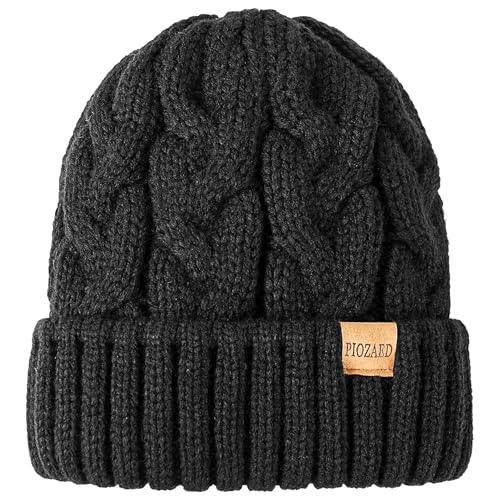 Gorro tejido de invierno para mujer 2 piezas miniatura 4