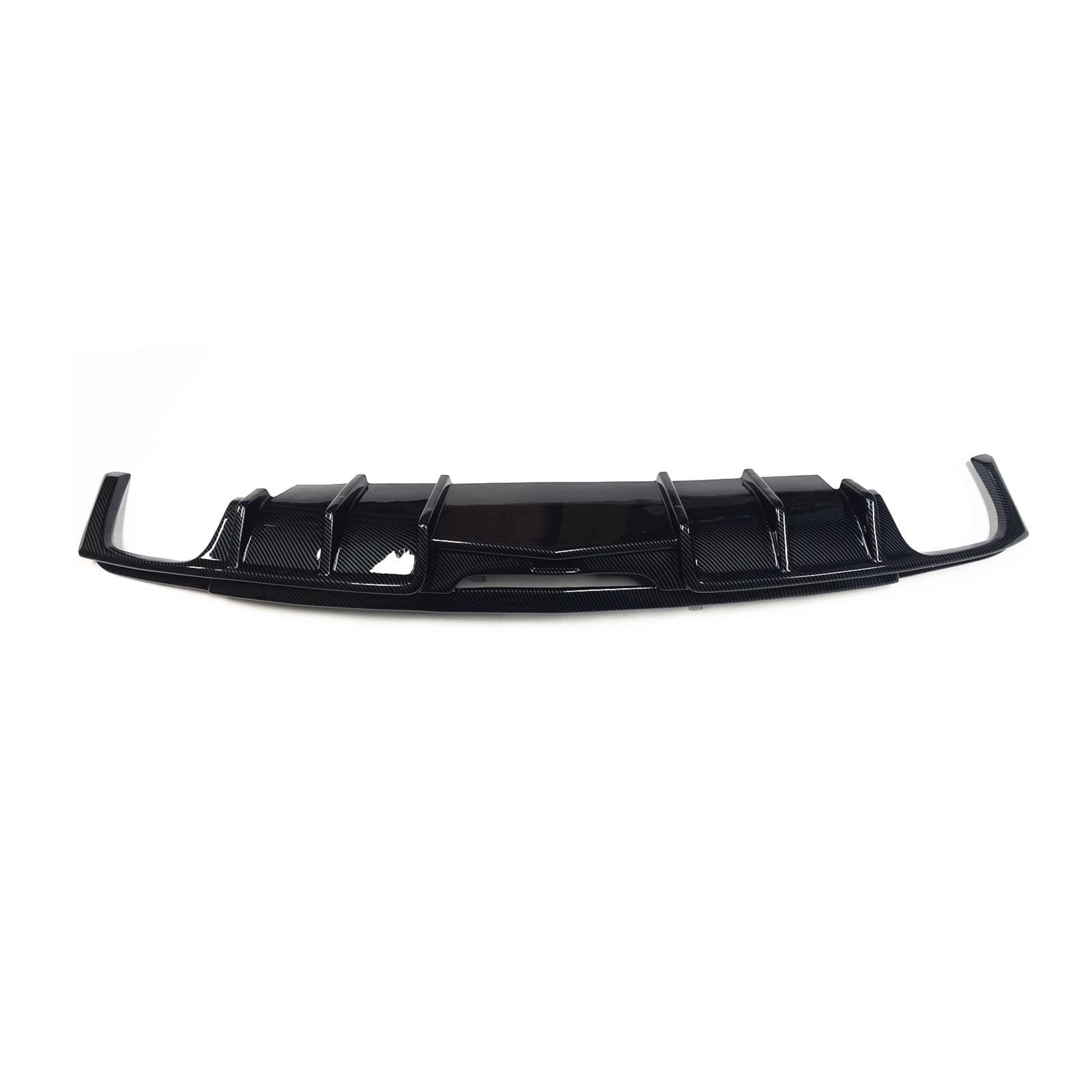 Zderzak tylny kompatybilny z Cadillac CT6 2016-2020, dyfuzor tylnego dolnego zderzaka samochodu, zderzak tylny, zderzak zewnętrzny, osłona, spoiler, płyta(Carbon Fiber Look)