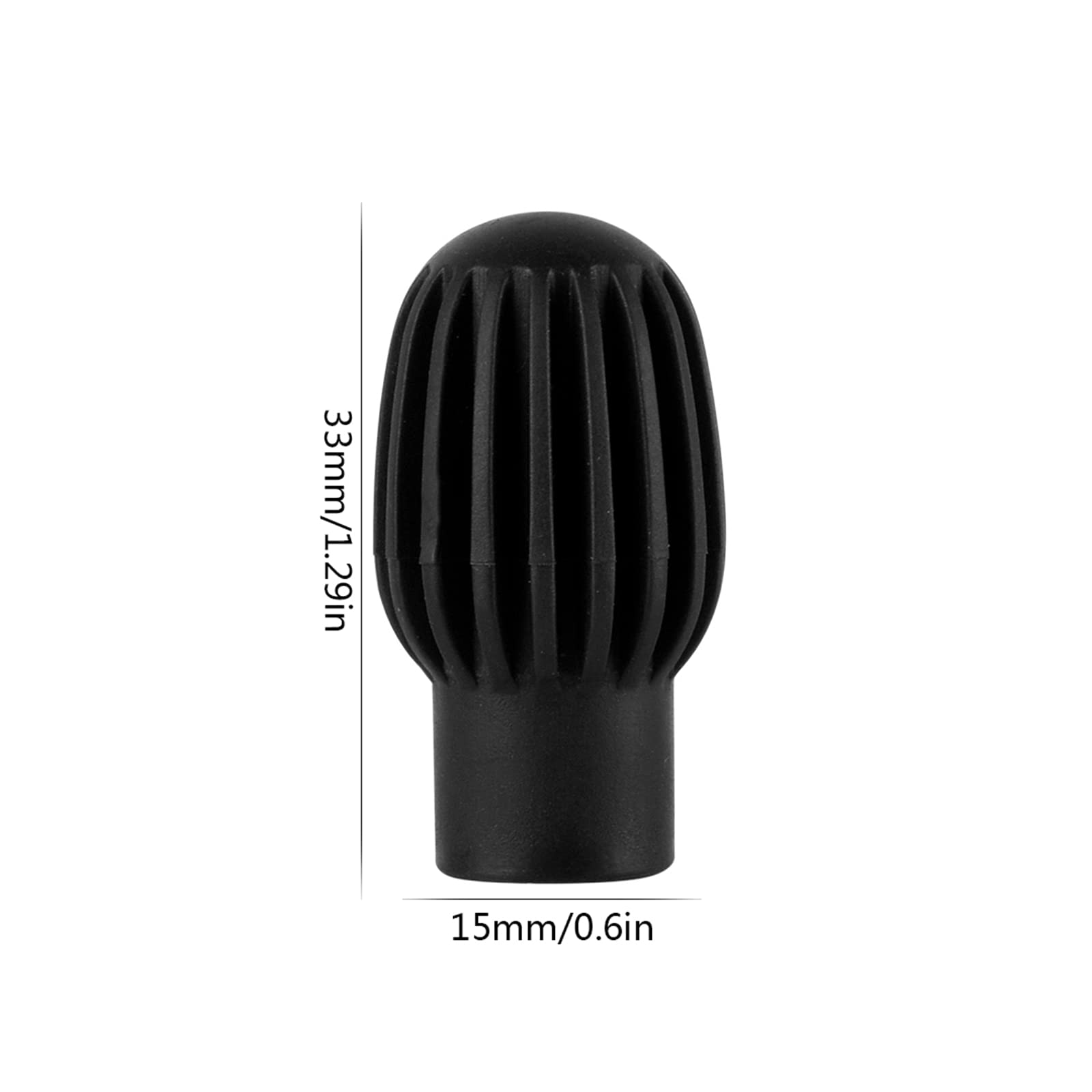 RuiJOTWAT 6 Pieces Drum Mute Drum Dampener Silicone Drumstick Silent Practice Tips - Image 2