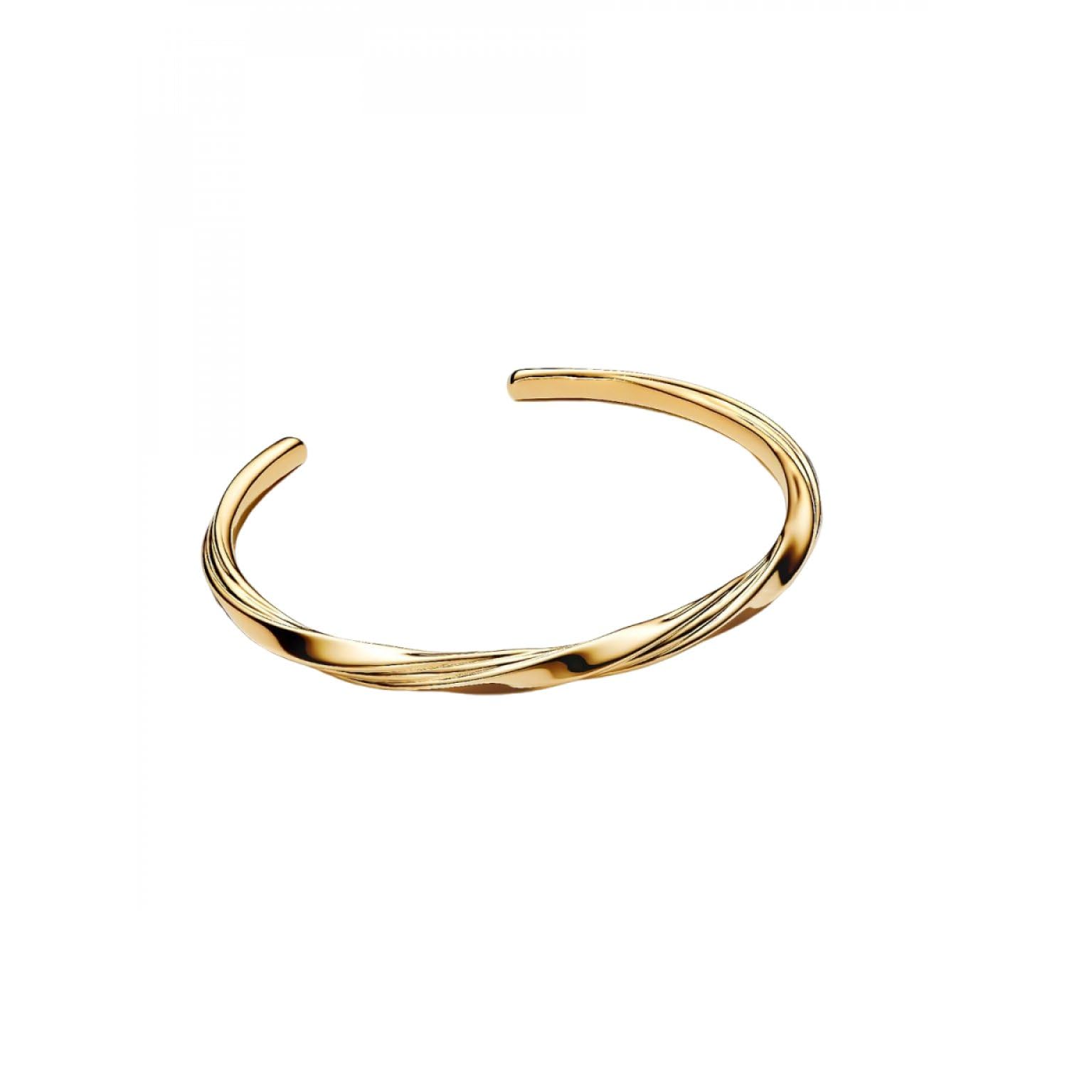PANDORA Verdrehter Offener Armreif 563869C00 Damenarmband