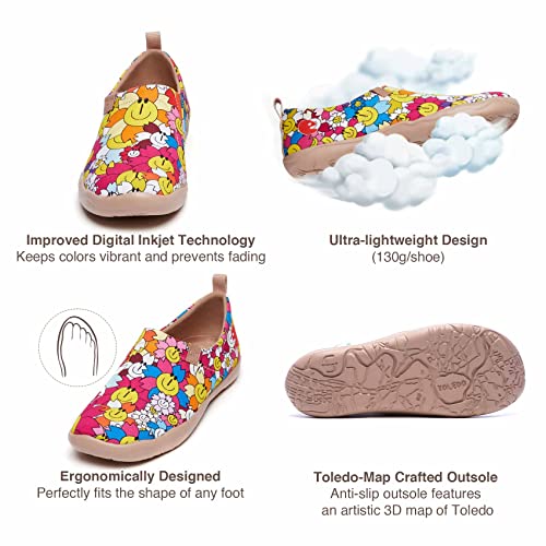 Image of UIN Women's Art Travel Shoes Slip On Casual Cozy Loafers Lightweight Comfort Fashion Sneaker Toledo Ⅰ