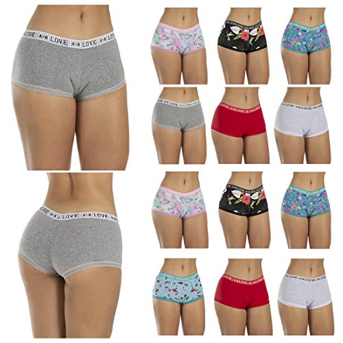 Kit com 15 Shorts Love Algodão Penteado