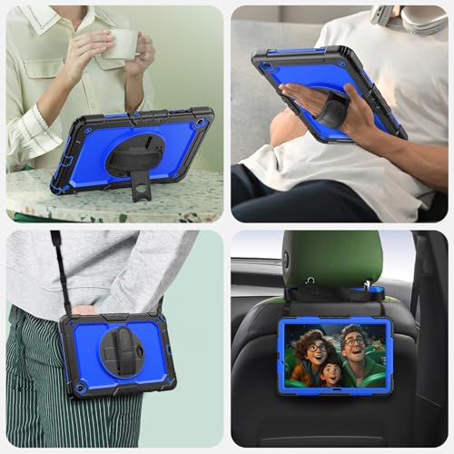 Image of SEYMAC Case for Samsung Galaxy Tab A11+ /A9+ Plus 11 inch, Dark Blue