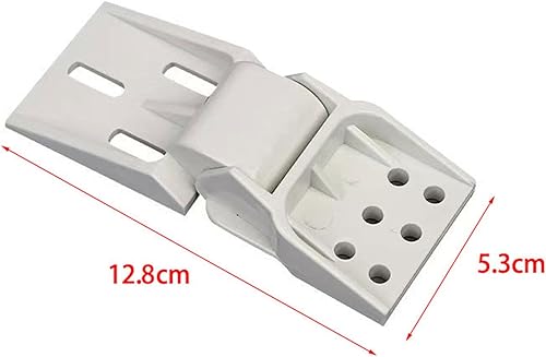 Miniatura 6 de Bisagra de congelador de pecho de 6 agujeros, bisagra universal para congelador pequeño, bisagra plegable universal para congelador de pecho,