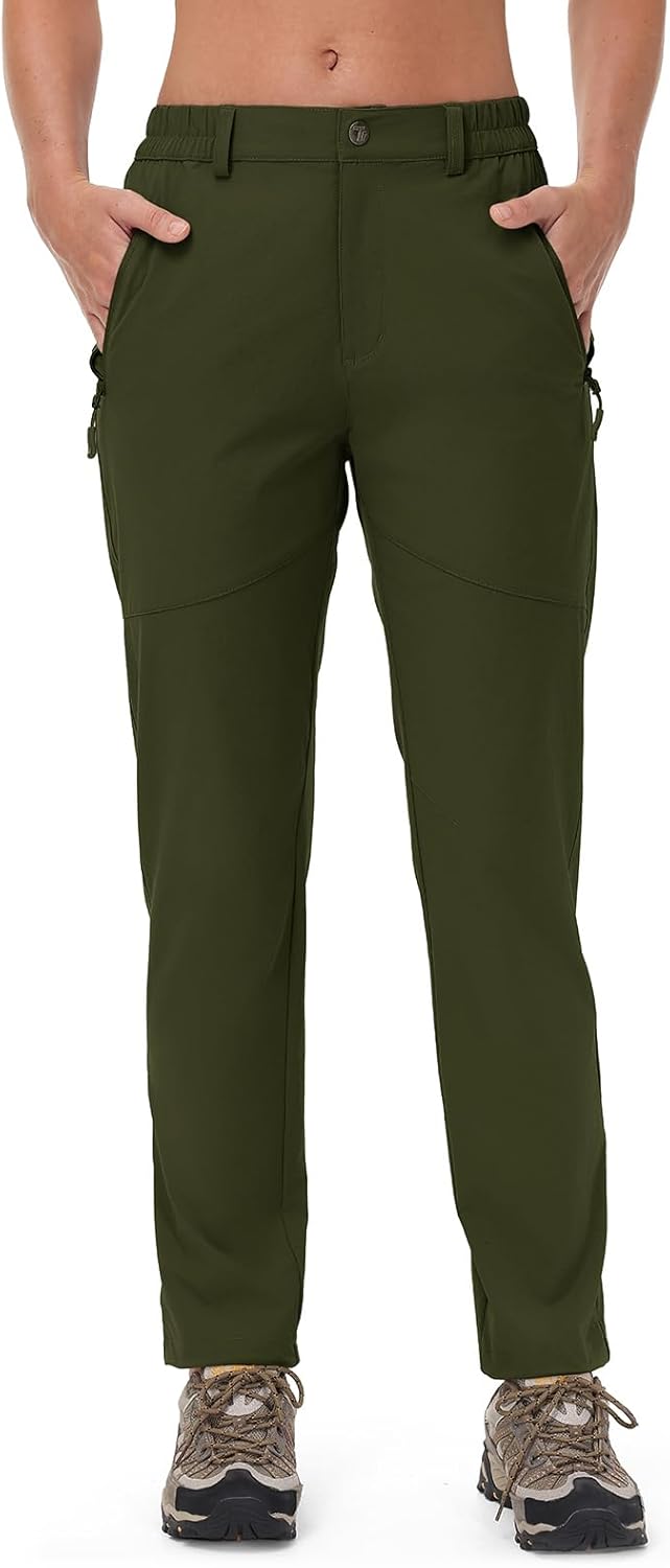 Rdruko Women's Hiking Pants Lightweight Quick Dry Water Resistant Outdoor Travel Fishing Pants with Pockets - Image 6
