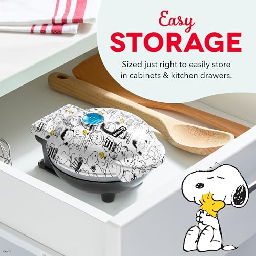 Image of Peanuts x Dash Mini Waffle Maker