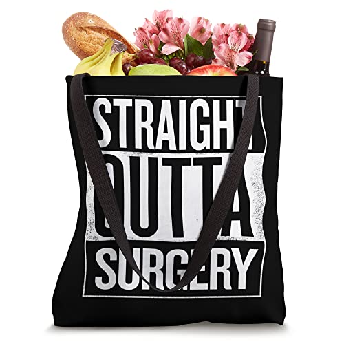 Bolsa Tote con diseño divertido Straight Outta Surgery miniatura 4