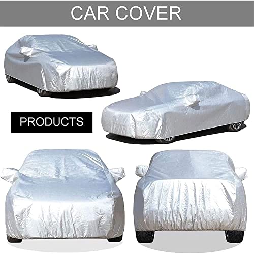 Housse de Voiture pour Saab 93,Bâche de Voiture imperméable Coupe-Vent Anti-Rayures Tissu Oxford personnalisé Couverture complète extérieure avec Bandes réfléchissantes