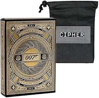 Theory 11 007 Playing Cards - James Bond Deck - Includes Cipher Card Bag