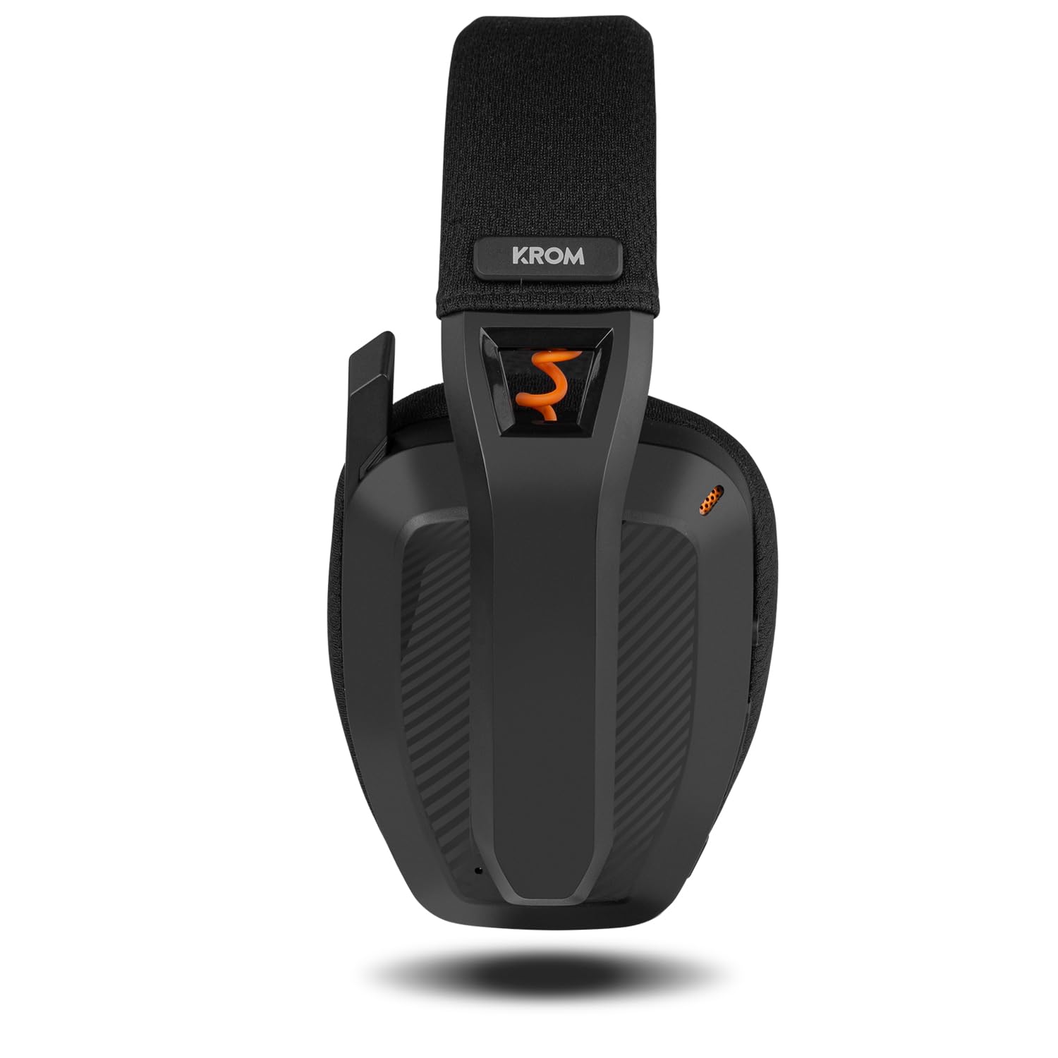 KROM KANJI - Draadloze hoofdtelefoon, Bluetooth 5.3, 2.4Ghz of USB- aansluiting, 40 mm luidsprekers, ingebouwde volumeregeling en microfoon, verstelbare en lichtgewicht hoofdband, zwart