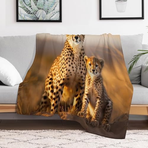 Manta de leopardo para sofá suave que elimina el frío invernal 3