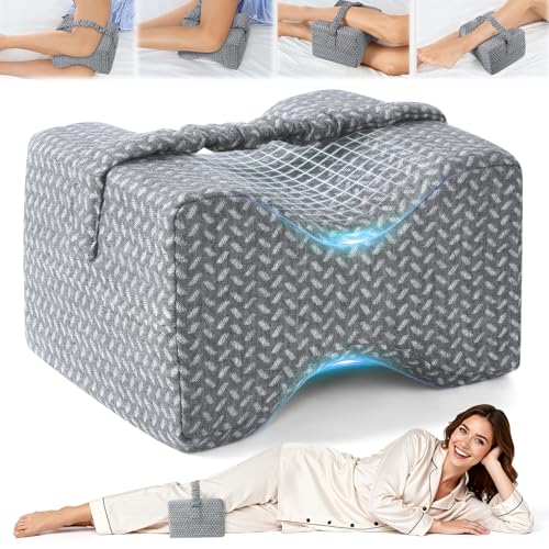 Listado de Un par de almohadas favoritos de las personas. 47 BUMOKO Almohada Ortopédica de Rodilla Memory Foama,Almohada de Espuma de Memoria,Corrección de Postura y Alivio del Dolor,para Almohada la Pierna para Piernas y Rodilla,con Funda...