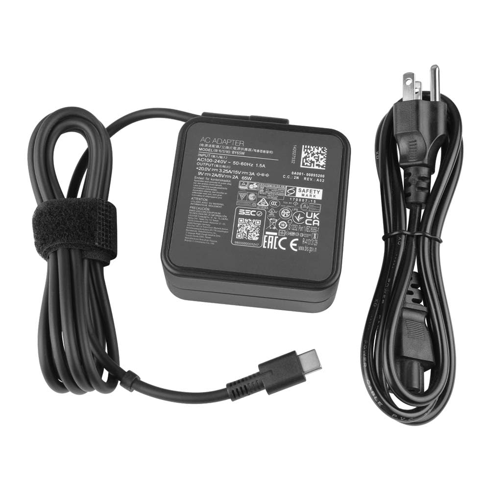 Amazon.com: 20V 3.25A 65W USB C Charger for MSI Prestige 13 14 AI