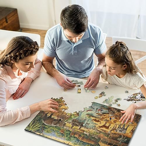 Puzzle 3D safari animaux déco murale pour rompre l'ennui à la maison - 6