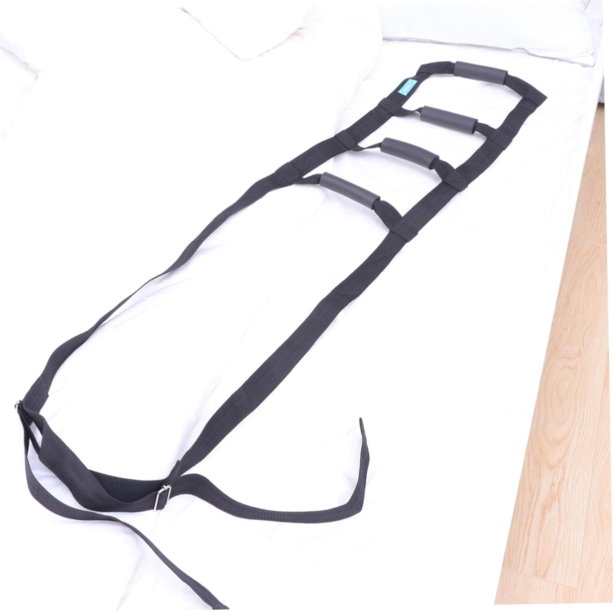 COOLHIYA Bed Support Supplies Sit up Assist Device Bed Ladder Nasal Gel Bed Rails for Elderly Adults Sink Sponge Holder Face Steamer Bed Pull up Strap Rope Ladder Black