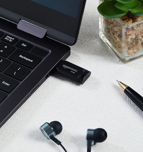 Amazon Basics 64 GB Flash Drive | USB 2.0 E Series | Temperature, Shock and Vibration Resistant | Plastic Body Finish - Image 3