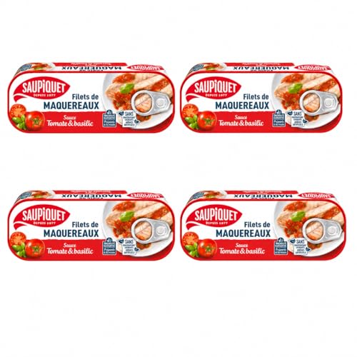 Filets de maquereaux Saupiquet sans conservateurs 169 g