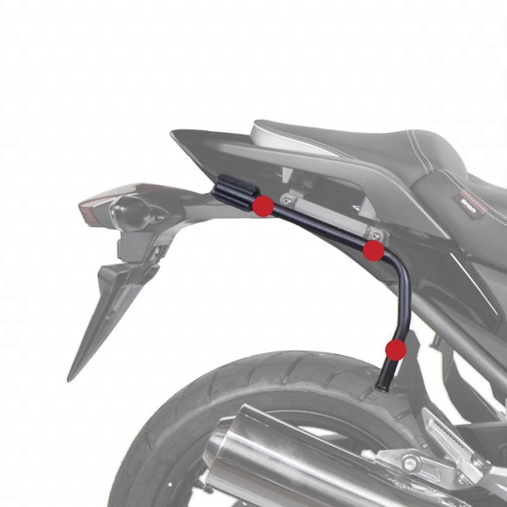Shad W0RS15IF Soporte Maletas 3P System para BMW R1200Rs, Negro