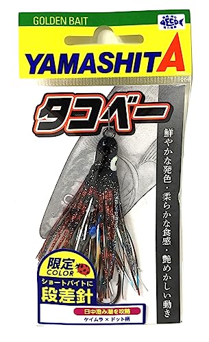 ヤマシタ(YAMASHITA) タコベー 2本針 段差針 1.5号 ZTMK1/マスク 赤テントウ虫