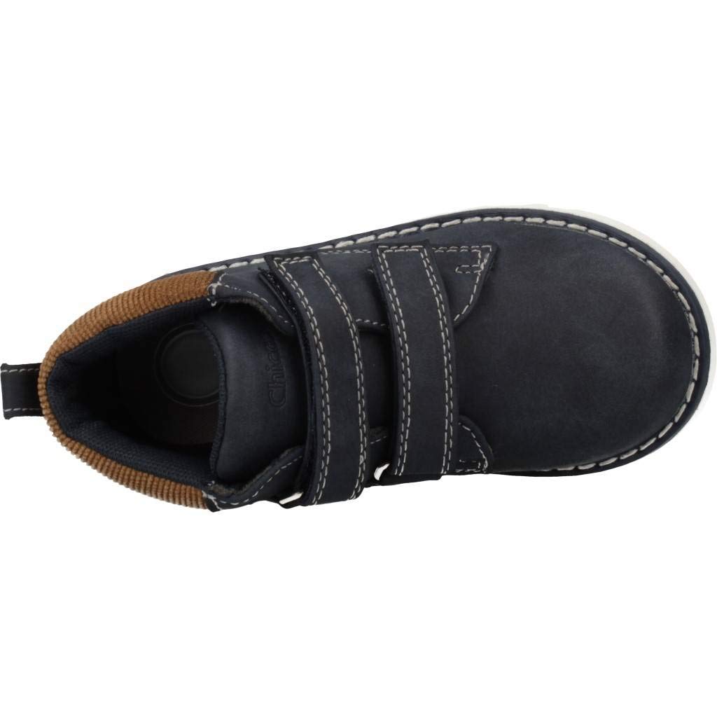 Chicco, Bottes Enfant avec Double Fermeture Velcro, Bottines Confortables, Flexibles et Respirantes, Idéales pour l'Automne et l'Hiver, Chaussures Enfant et Garçon, Conçu en Italie