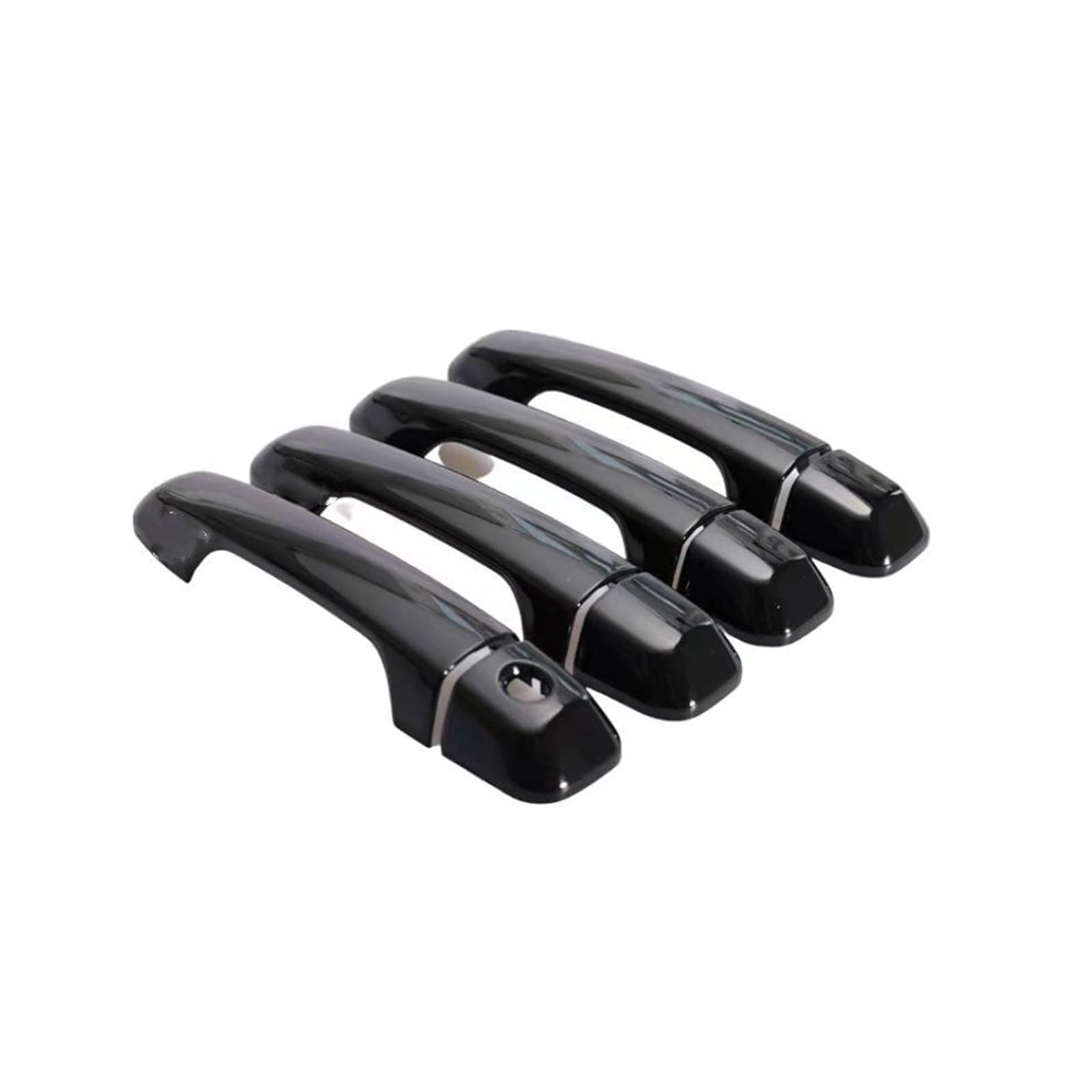Drezzo Car Exterior Door Handle for Toyota for Prado 150 for Land for Cruiser for J150 2010-2019 LC150 LC200 Car Door Handle Cover(No Sensor 1)
