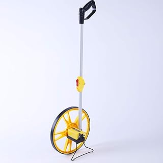 EVANEM HUANGXING - Collapsible Measuring Wheel with Reset,Foldable Distance Measuring Wheel,Surveying Tool for Distance Measurment,Measures Up to 10,000 Feet Measurement