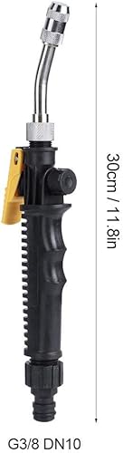Miniatura 9 de G38 DN10 Pulverizador de agua de metal ajustable de alta presión con boquilla de 3 ocm riego flores plantas herramienta riego jardín