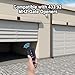 433MHZ Cloning Remote Control Keychain,Universal Garage Door Opener Remote Garage Electric Gate, Duplicates Original Remote Controls for Vehicle Central Locking Systems, Electronic Garage Doors (5Pcs)