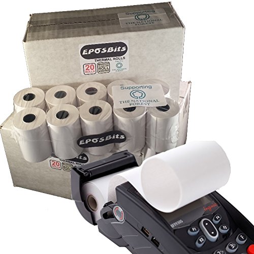 Bobines papier thermique pour INGENICO ict220 EFT930 terminal carte crédit L