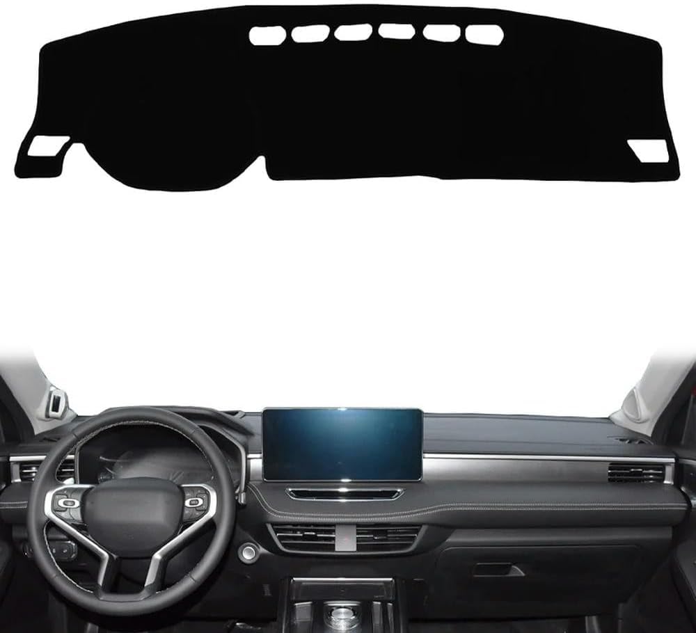 Ddaixq Normal Car Dashboard Mat For Haval Jolion 2021 2022 2023, Anti Slip Anti Glare Dustproof Dashboard Cover Pad Protector Dash Cover Sunshade Dashmat