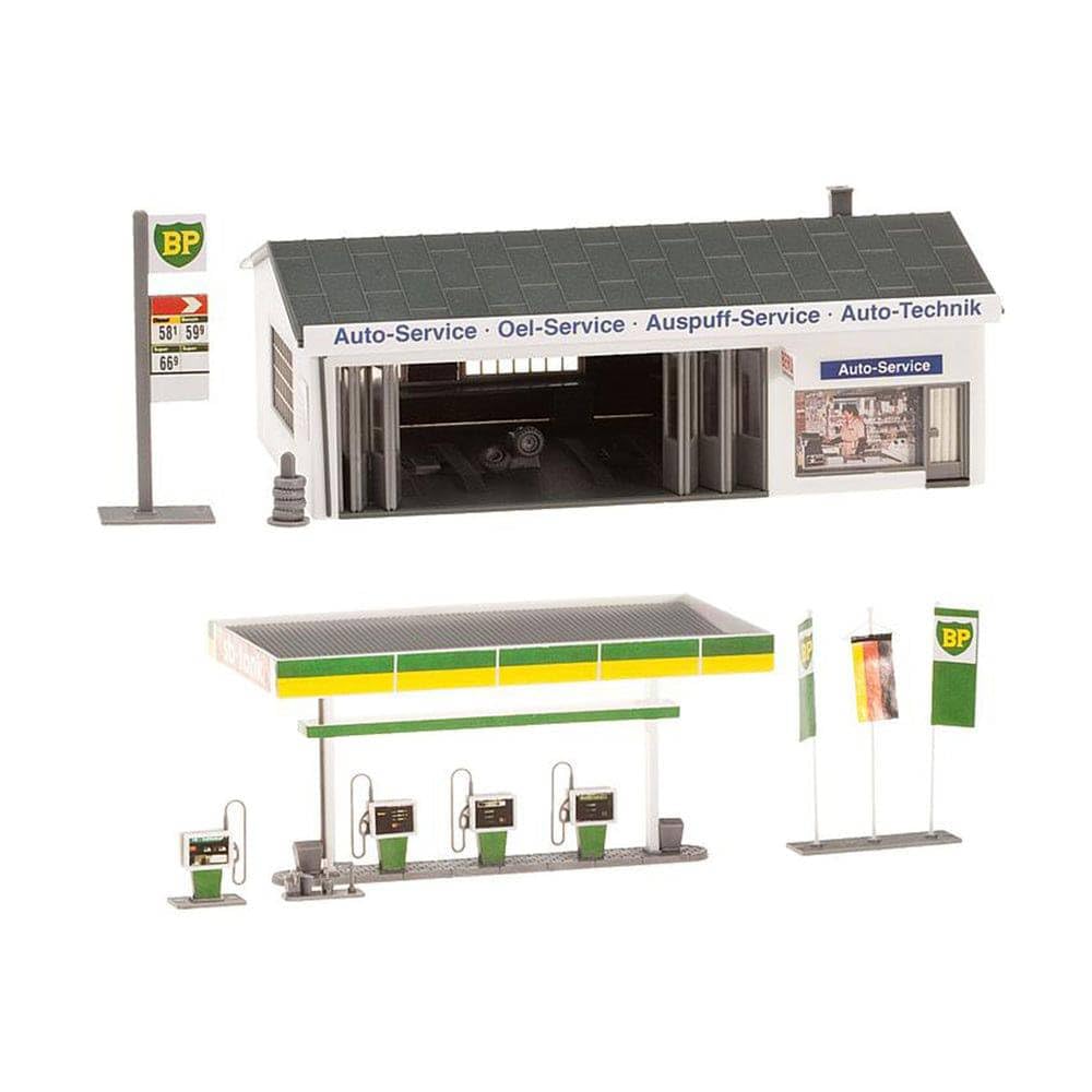 FALLER 130345 - Tankstelle mit Servicegebäude
