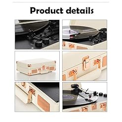Tourne Disque,Platine Vinyle De Vinyle Bluetooth Portable avec Haut-parleurs Stéréo Intégrés, Lecteur De Courroie À 3… - Les Beatles, Paul McCartney, John Lennon, RIngo Starr, George Harrison Tourne Disque,Platine Vinyle De Vinyle Bluetooth Portable avec Haut-parleurs Stéréo Intégrés, Lecteur De Courroie À 3… – Image 2
