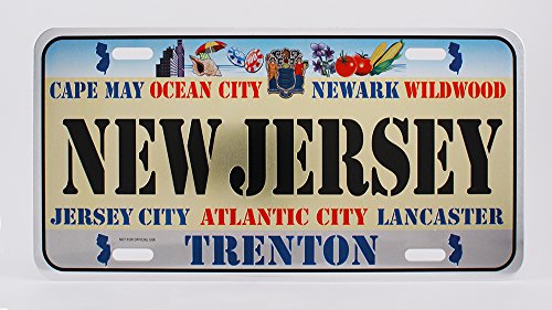 Dimension 9 Home Decorative Plate, New Jersey
