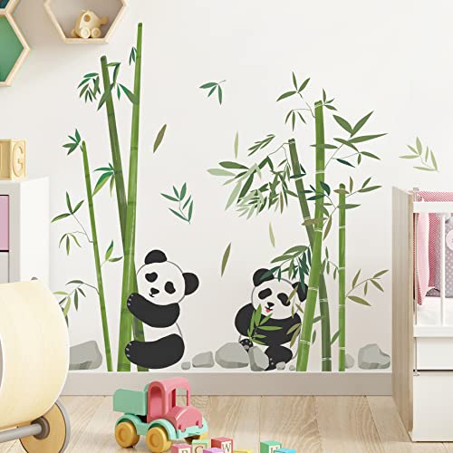 Vinilos Decorativos Panda Bamboo 2 hojas 30x90 cm miniatura 6