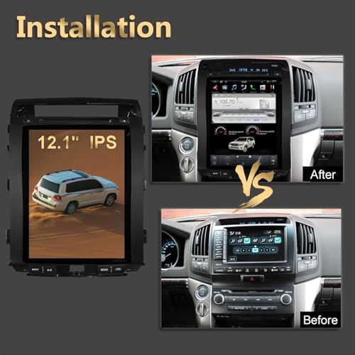 Pexorin Bilstereo Android 9.0 för Land Cruiser LC200 2008-2015