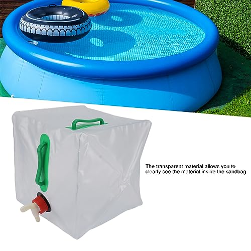 Bolsas de peso para escalera de piscina 20L verde miniatura 3